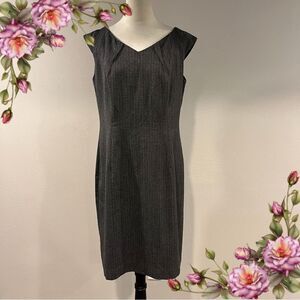 Mossimo Elegant v-neck sleeveless charcoal mini Dress size 14